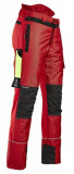  - Pilčícke strečové kalhoty PROFIFOREST Extrem - TOP PRODUKT !!! červená / XL + 7 cm