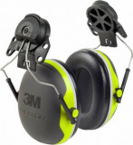  - Peltor chránič sluchu X4 s upevněním na helmu ve 2 barvách krikľavo zelená