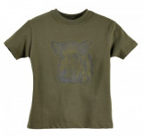 - Hubertus Kids T - Shirt Keilerkopf , barva rákosí. Velikost 104. olivová / 140
