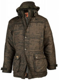- Oboustranná bunda Hubertus Thermo-Camo OS 60 hnedá, oranžová / 52
