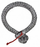  - Měkká oční Dyneema®, 4 mm, 500 kg, maximální nosnost 1000 kg užitečného nákladu, délka 80 m, hmotnost 3 g 14 mm , nosnost 3150 kg , Pevnostní zatížení 6300 kg , délka 240 mm , hmotnost 30 g .